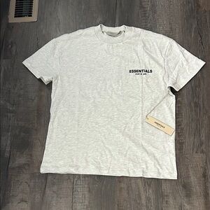 Essentials Light Oatmeal Short Sleeve Tee